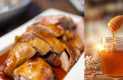 Oie Laquée au Miel et aux Épices recette de la ferme de la couture à sagy 95