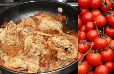 lapin rôti aux olives et tomates cerises recette de la ferme de la couture à sagy 95