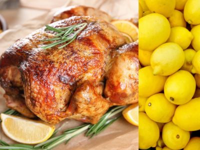 Rôti de Poulet aux Herbes et Citron - Ferme de la couture à Sagy