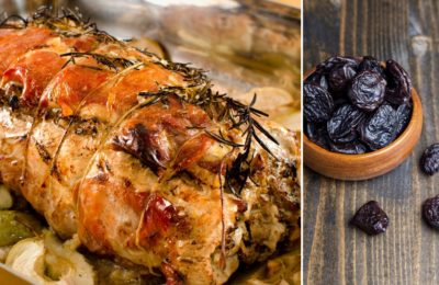 Chapon Farci aux Pruneaux et Armagnac