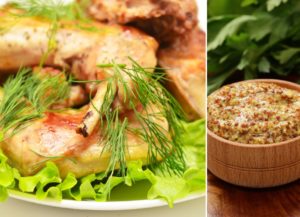 Lapin à la Moutarde Verte et Estragon