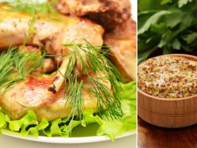 Lapin à la Moutarde Verte et Estragon