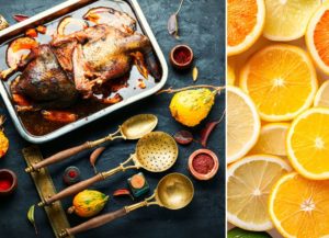Oie rôtie aux agrumes et romarin, recette festive de Noël de la Ferme de la Couture